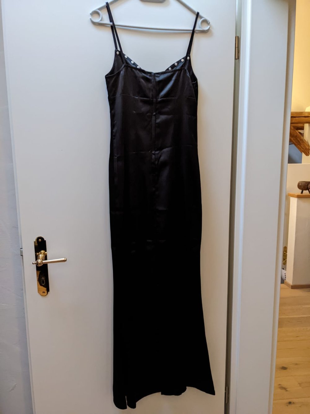 Gothic Satin Kleid, S