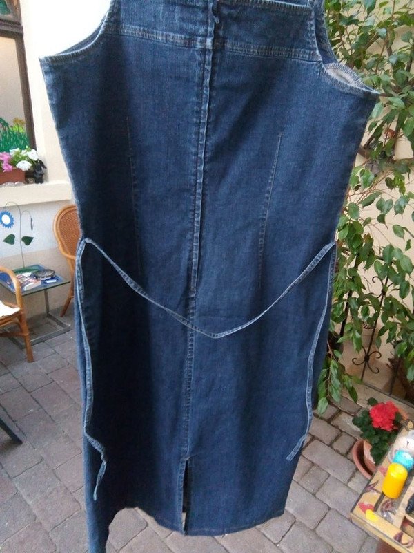 Jeans Trägerkleid