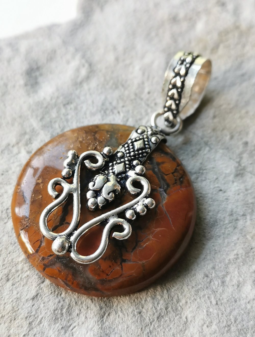 Anhänger Edelstein Kettenanhänger Silberschmuck 925 gestempelt