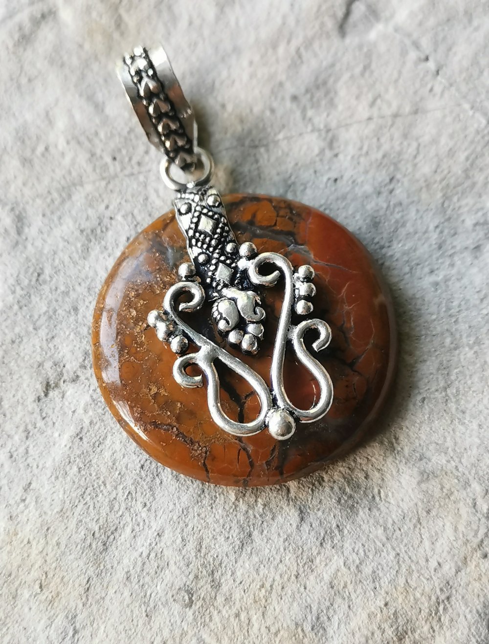 Anhänger Edelstein Kettenanhänger Silberschmuck 925 gestempelt