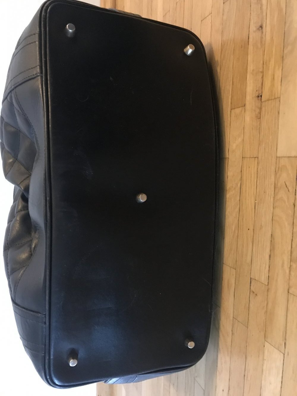 Burberry Tasche schwarz gestepptes Leder (Original/habe Quittung)