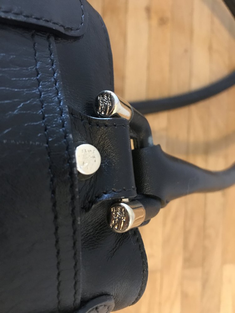 Burberry Tasche schwarz gestepptes Leder (Original/habe Quittung)