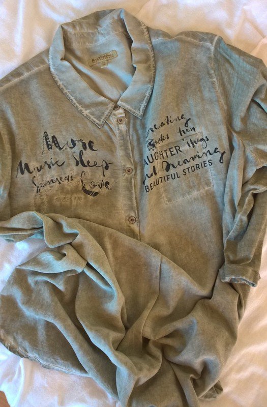 Soccx Blusenshirt, khaki, Größe XL