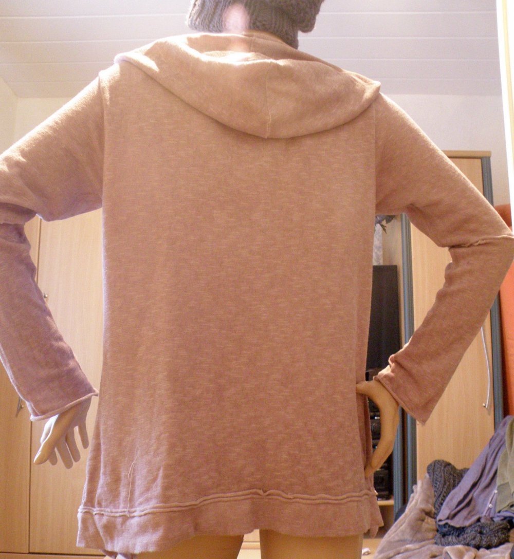 Kapuzenshirt mit Gitzerprint