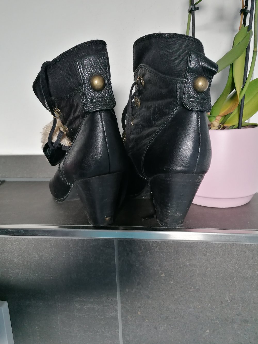 Damen Absatz Stiefeletten (gefüttert) 