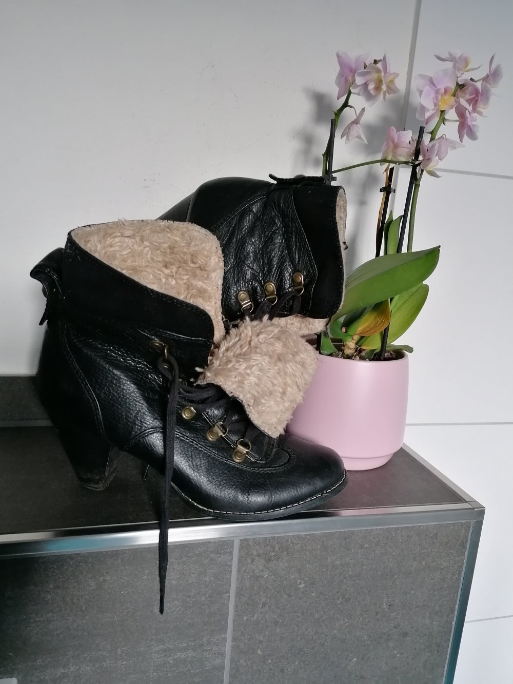 Damen Absatz Stiefeletten (gefüttert) 