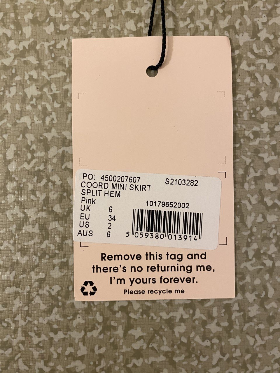 FLOWER MINI SKIRT WITH SPLIT