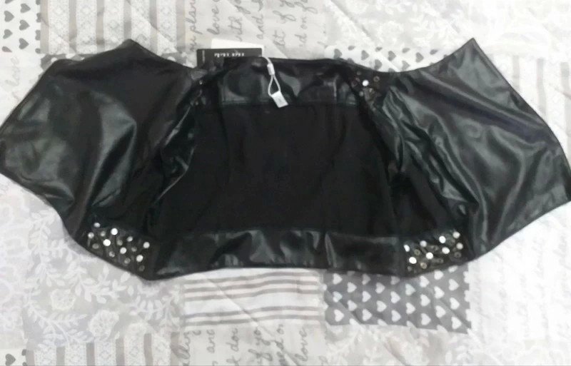 Weste Pu Leder Weich Gr. L neu