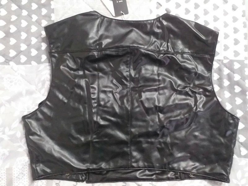 Weste Pu Leder Weich Gr. L neu