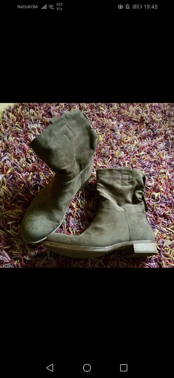 Braune Cowboy Stiefelette 