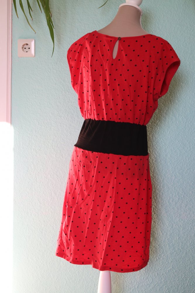 Rockabiliy Kleid Baumwolle Polka Punkte
