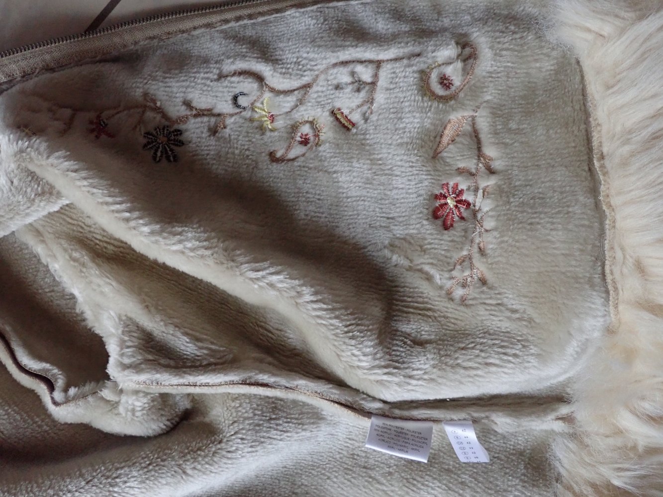 Jacke in Wildlederoptik