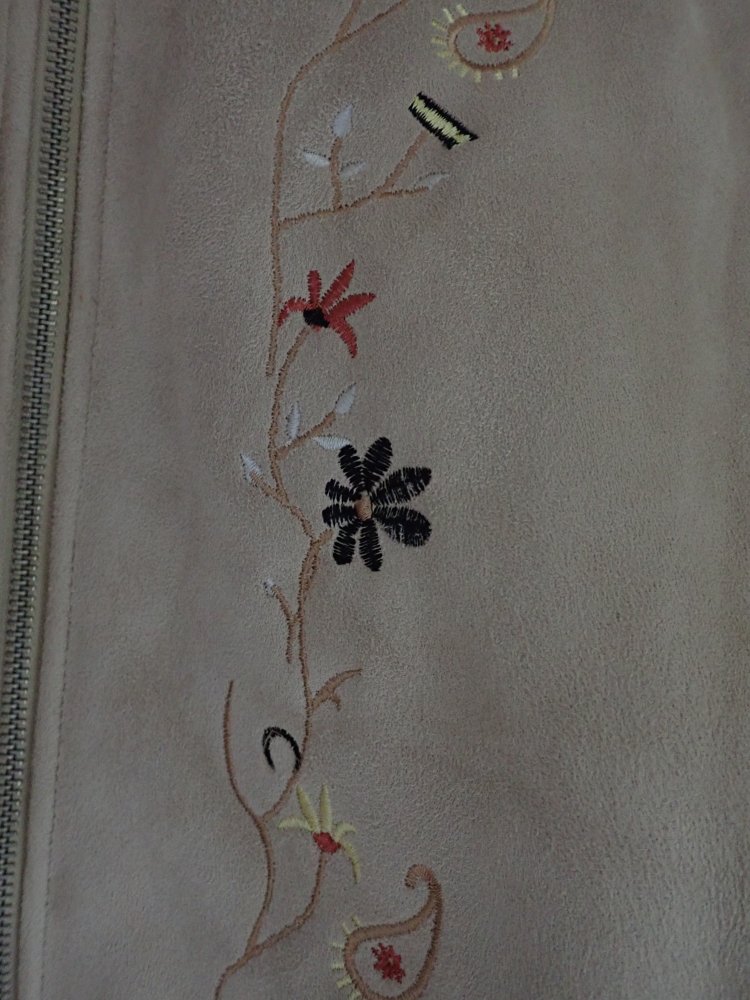 Jacke in Wildlederoptik