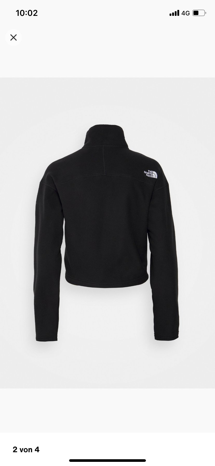 the north face - glacier cropped zip