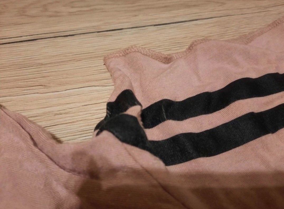 Schulterfreies T-Shirt Damen Streifen von New Yorker