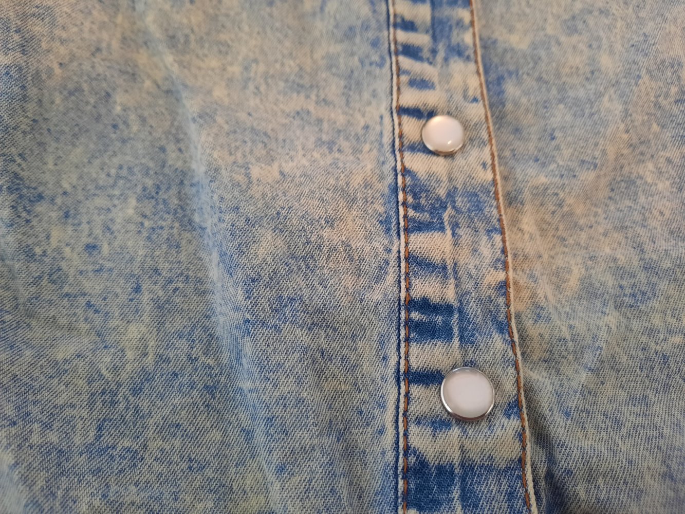 Damen Hemd in Jeans-Optik