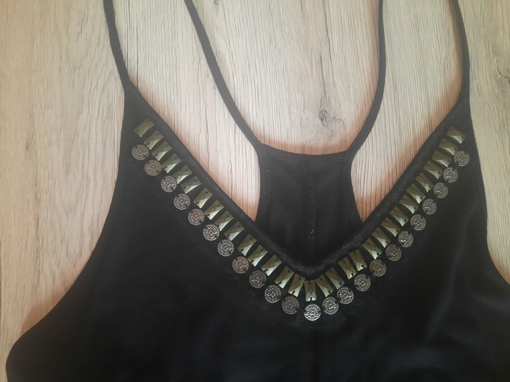 Damen Top schwarz Spaghettiträger von Primark