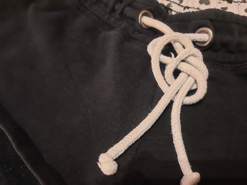 Schlafhose Damen schwarz Shorts