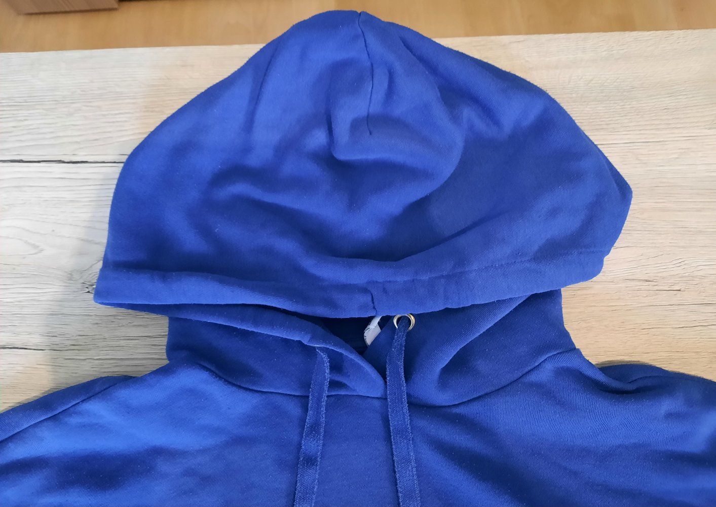 Damen blauer Hoodie