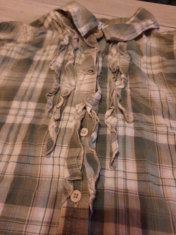 Damen Bluse mit Rüschchen Gr. M von New Yorker