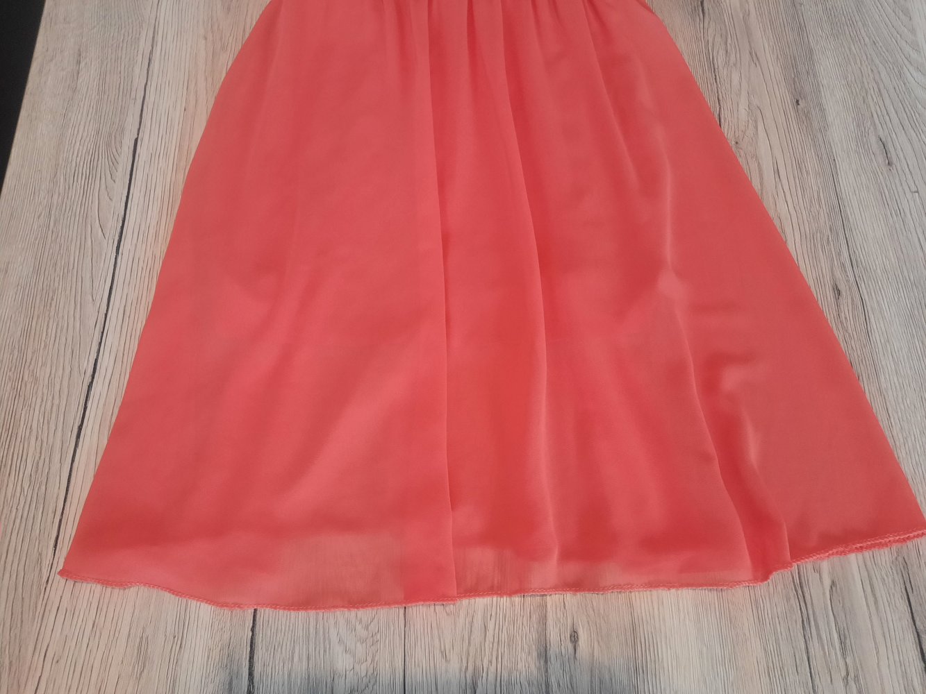 Schickes kurzes Kleid rot Gr. S Spitze