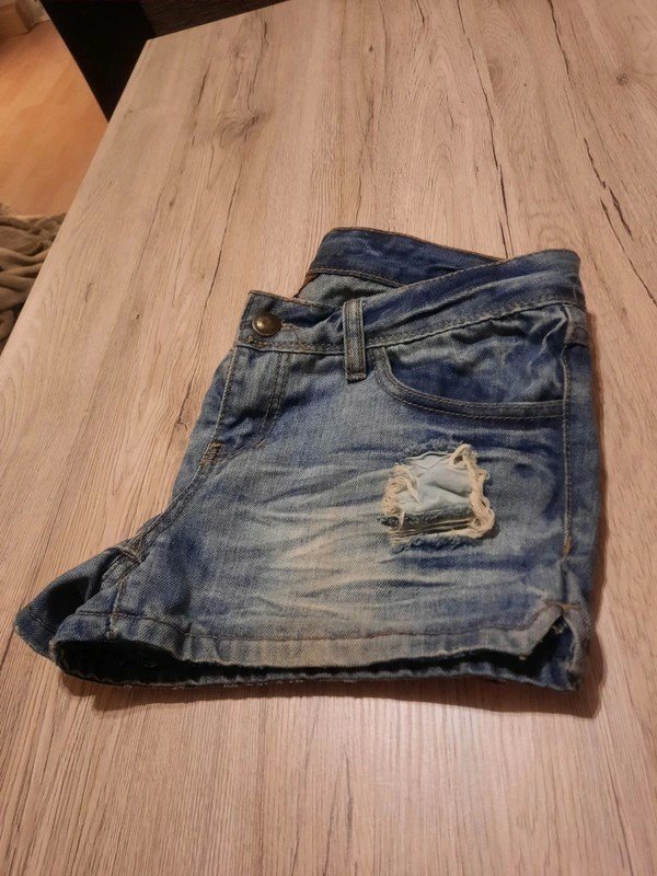 Jeans Denim Shorts Damen Gr. M