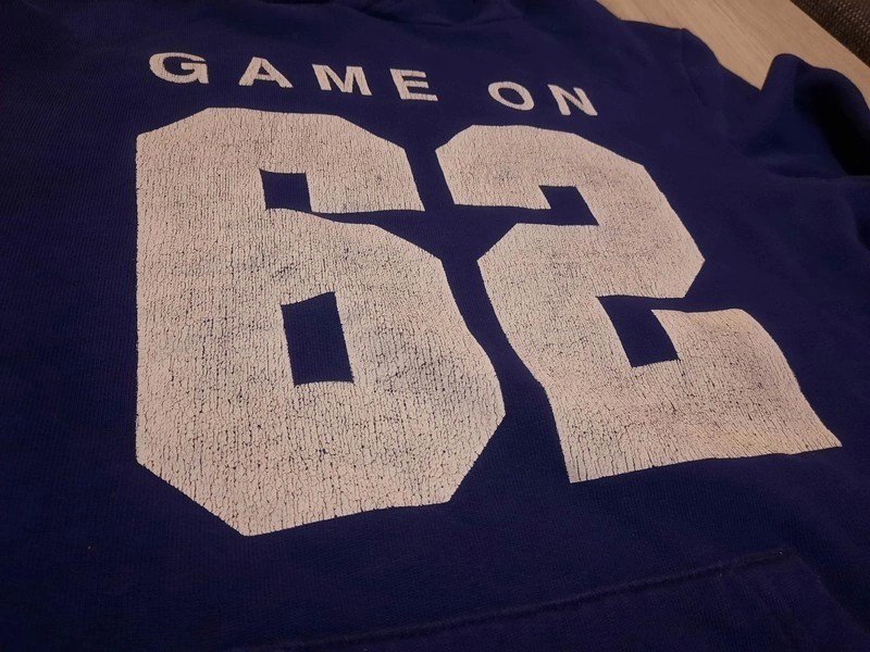 H&M Damen Hoodie bedruckt Game on