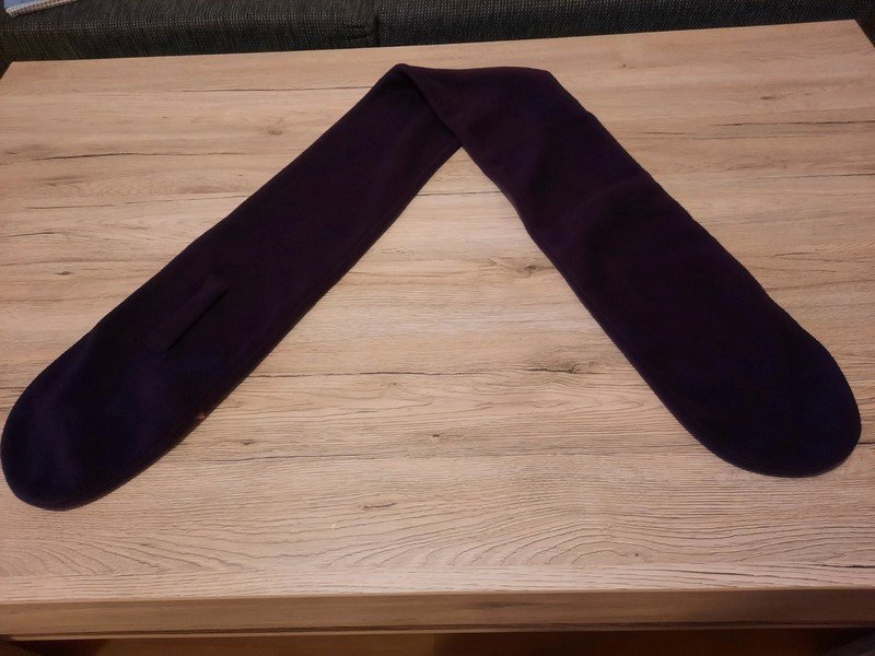 Kinder Mädchen Schal lila mit Blumen