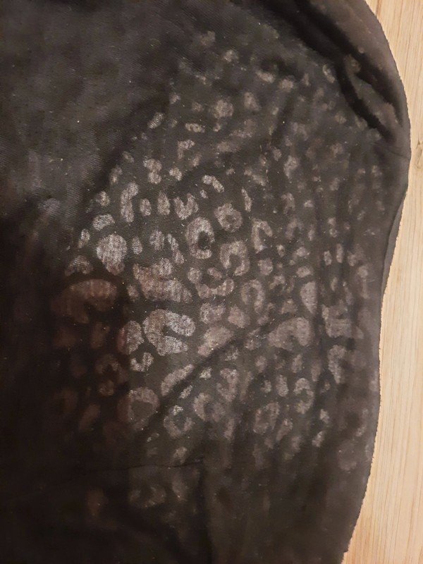 Damen T-Shirt bedruckt Hey you! Gr. M Leomuster