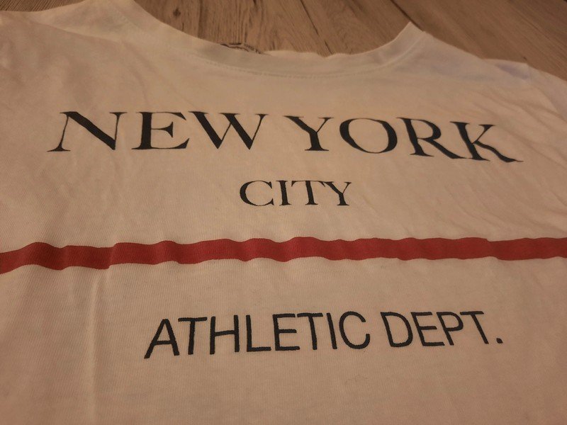 Weißes T-Shirt Damen bedruckt New York