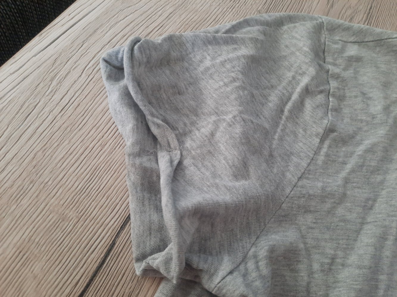 Damen bauchfreies T-Shirt einfarbig grau von New Yorker 