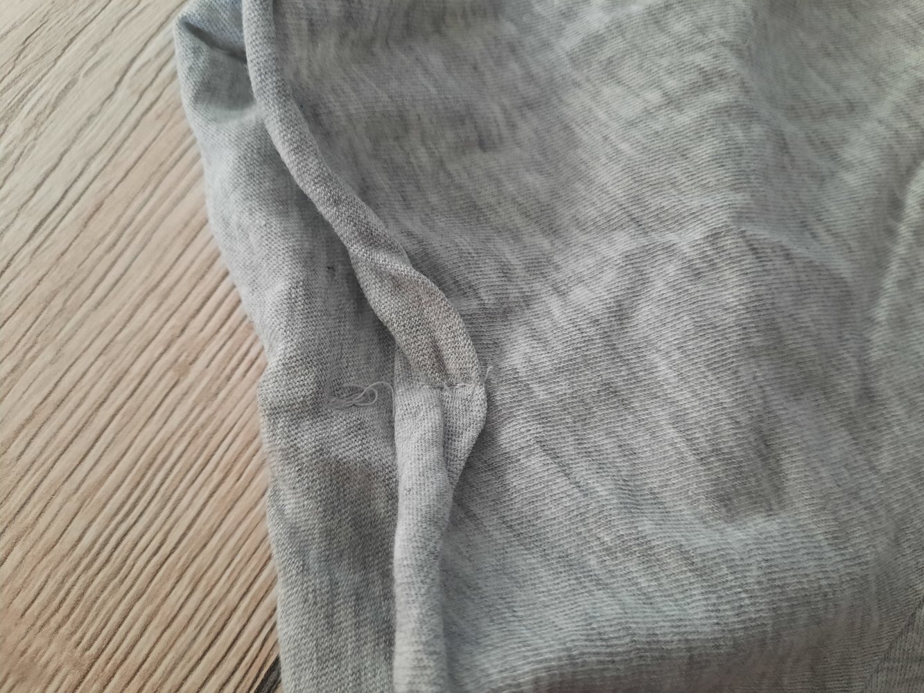 Damen bauchfreies T-Shirt einfarbig grau von New Yorker 