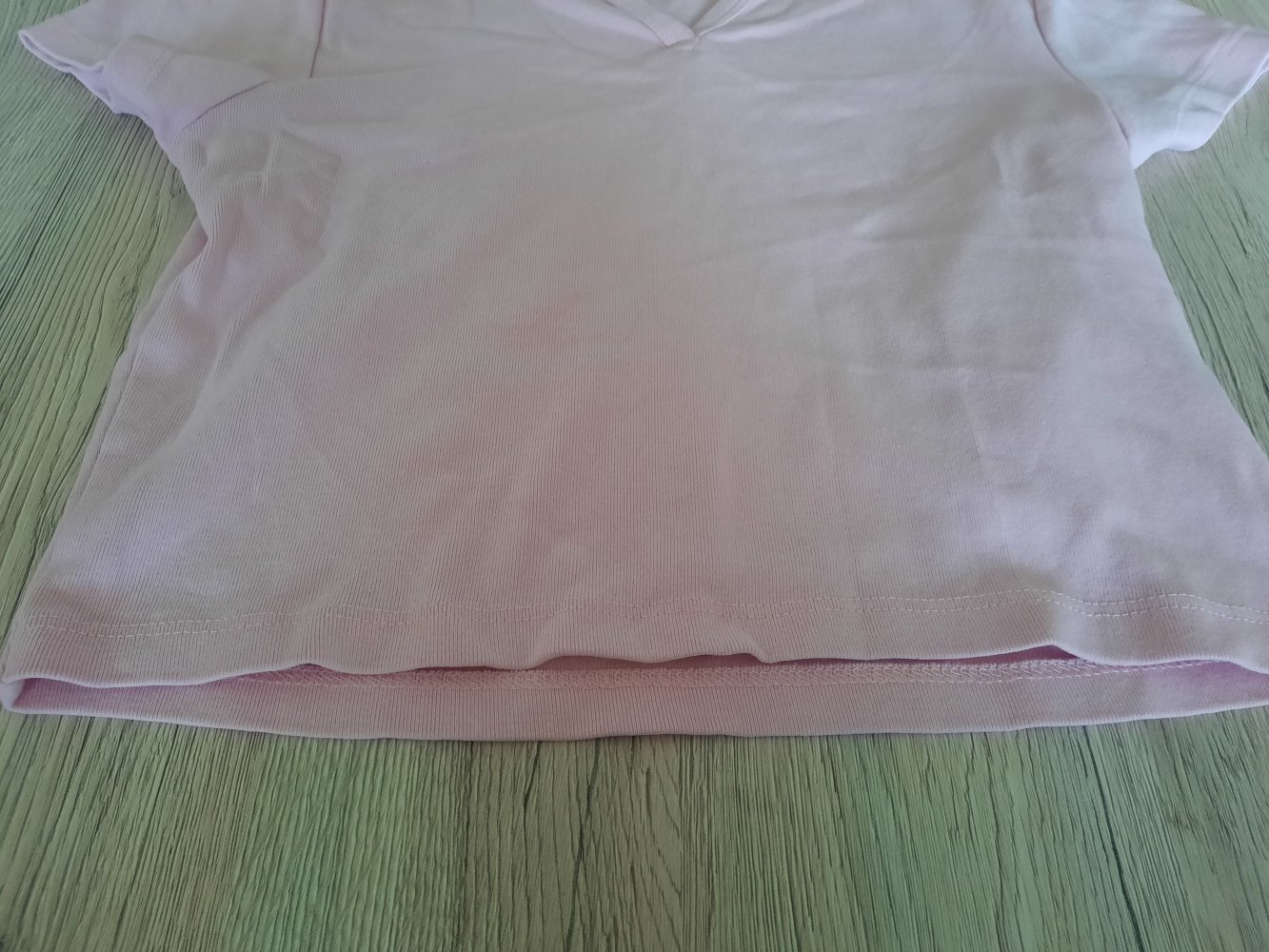 Damen bauchfreies T-Shirt rosa von New Yorker