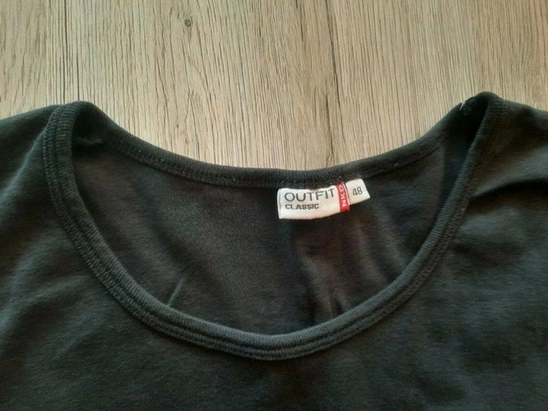 Herren Kurzarm Shirt schwarz Gr. 48