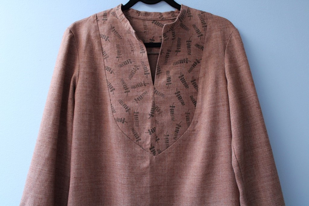 Lockeres Kleid aus Leinen. Gr. M-L. Handarbeit. Dawanda