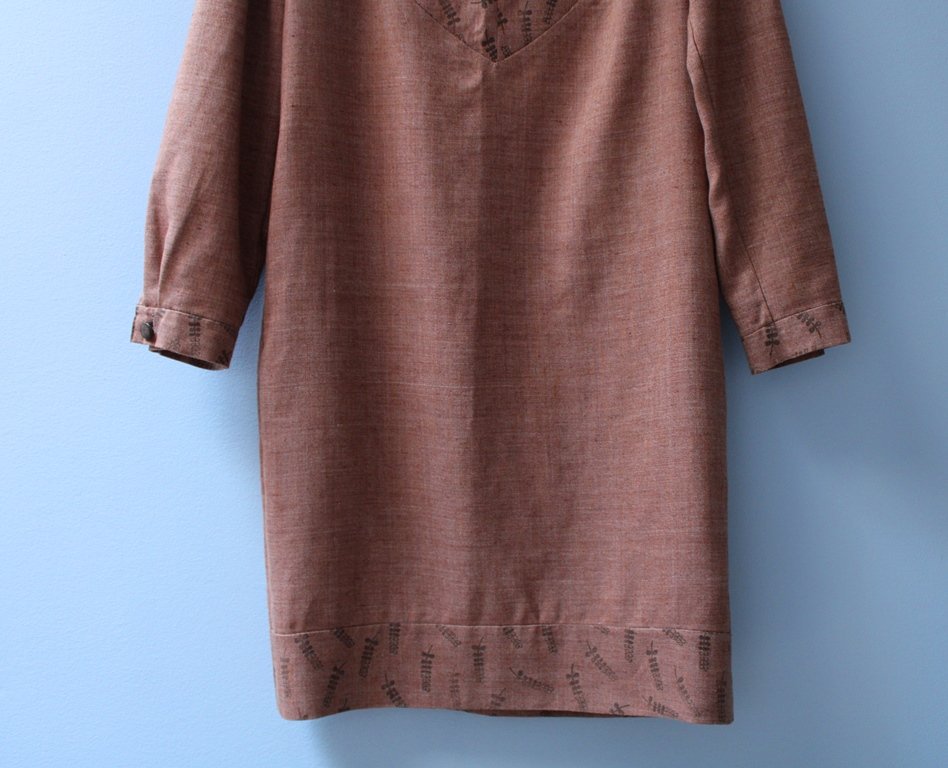 Lockeres Kleid aus Leinen. Gr. M-L. Handarbeit. Dawanda