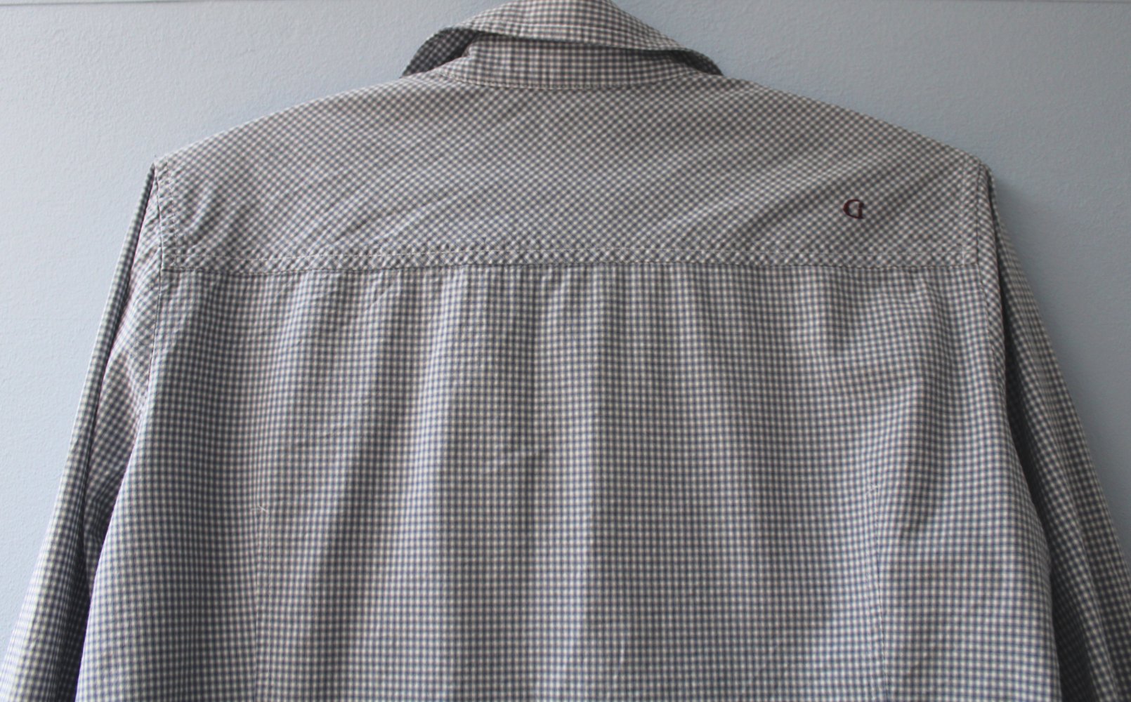 Hemd. Gr. 38. Karrierte Hemdbluse. Bluse. Comma