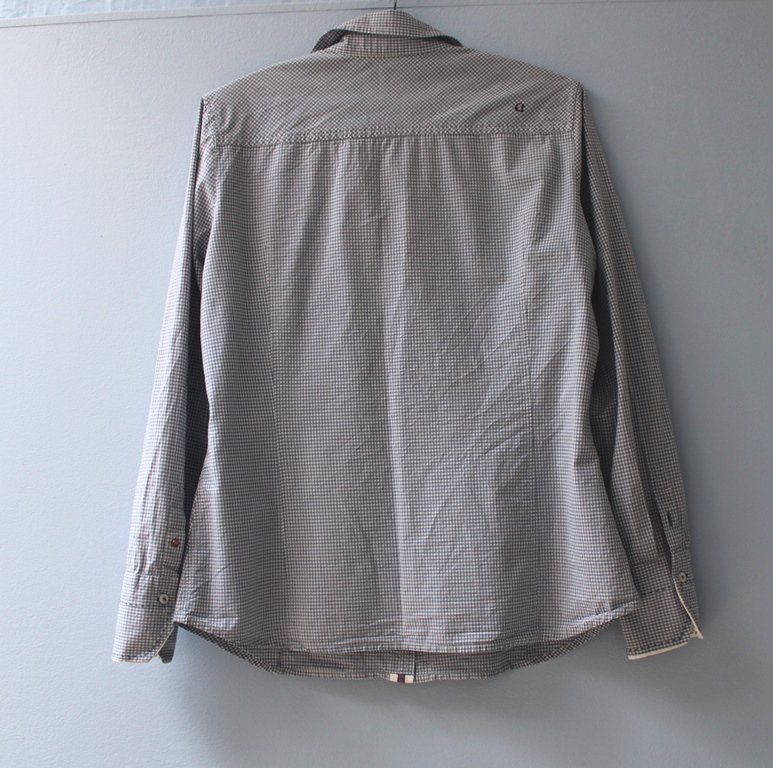 Hemd. Gr. 38. Karrierte Hemdbluse. Bluse. Comma