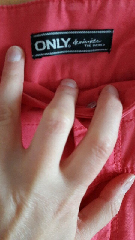 Chino Hose Korall-Rot von Only