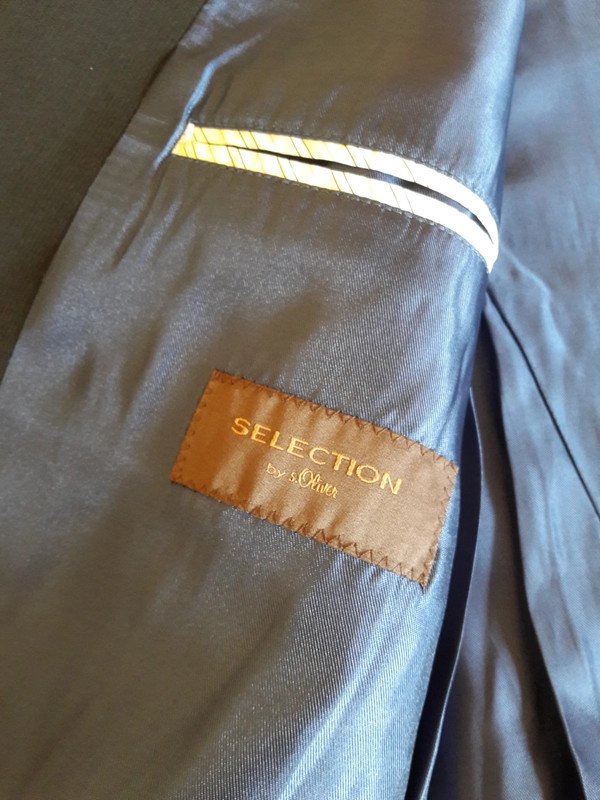 Anzug-Set schwarz mit feiner Strucktur von S.Oliver Selection