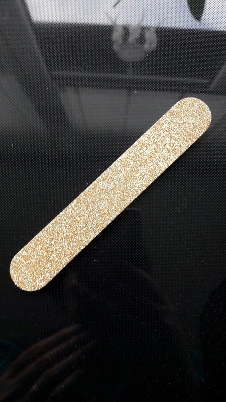 Goldene Glitzer Nagelfeile Maniküre