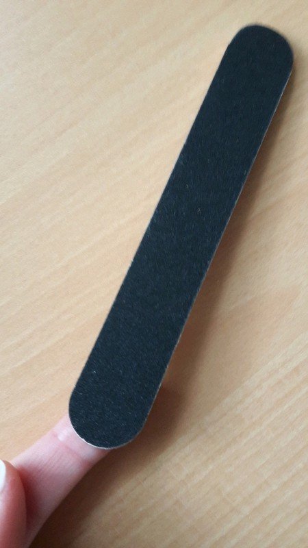 Goldene Glitzer Nagelfeile Maniküre