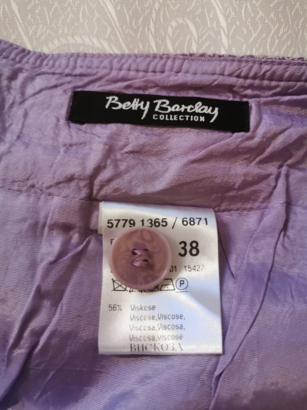 Rock mit Falte Damen Betty Barcley Gr. 38