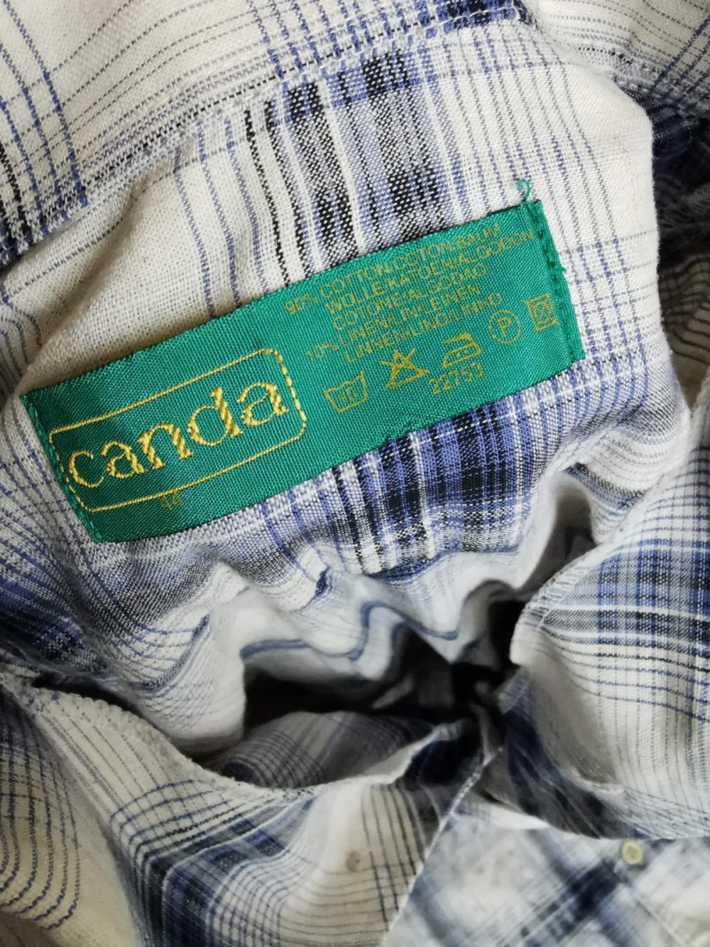 Langarmhemd Herren CANDA Gr. XL