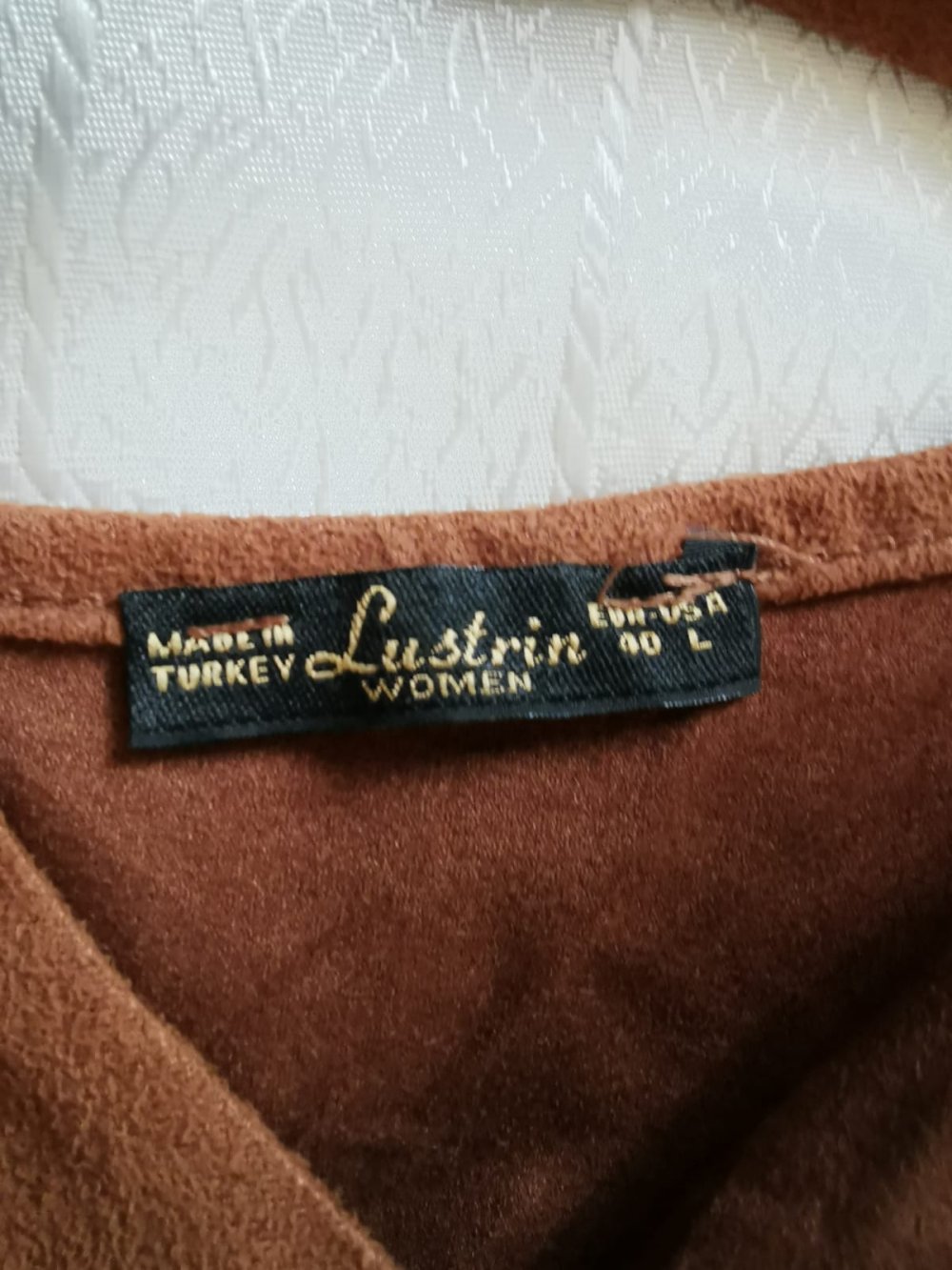 Top Damen Wildleder Look Lustrin Gr. 40