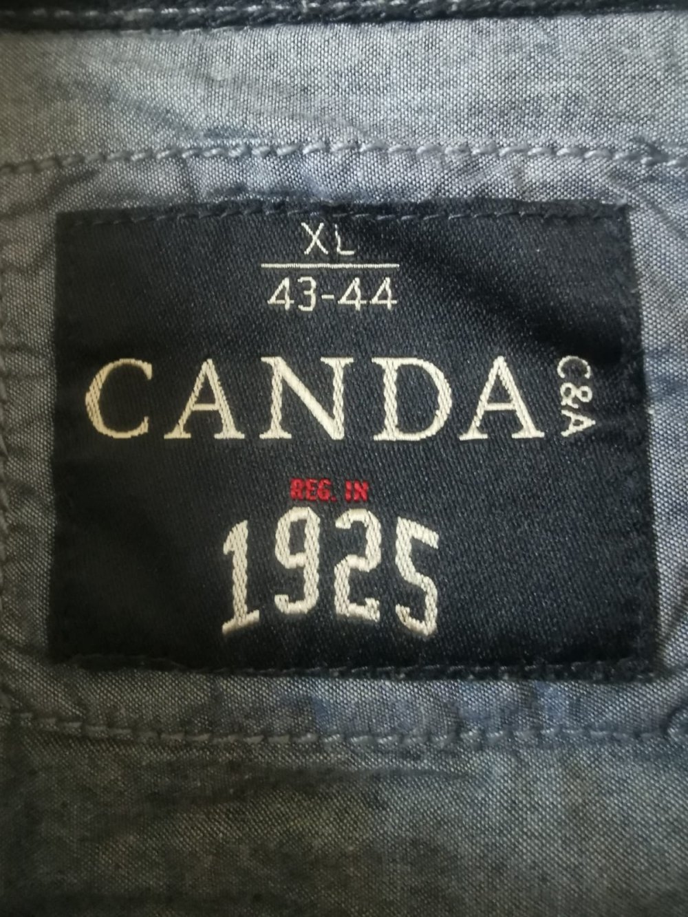 Langarm Hemd Herren CANDA Gr. XL