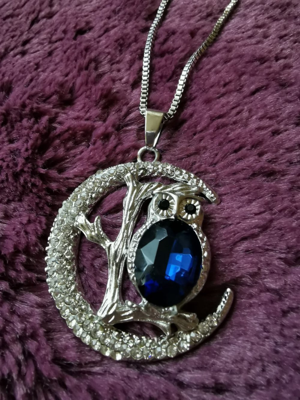 Modeschmuck Kette Eulenkette