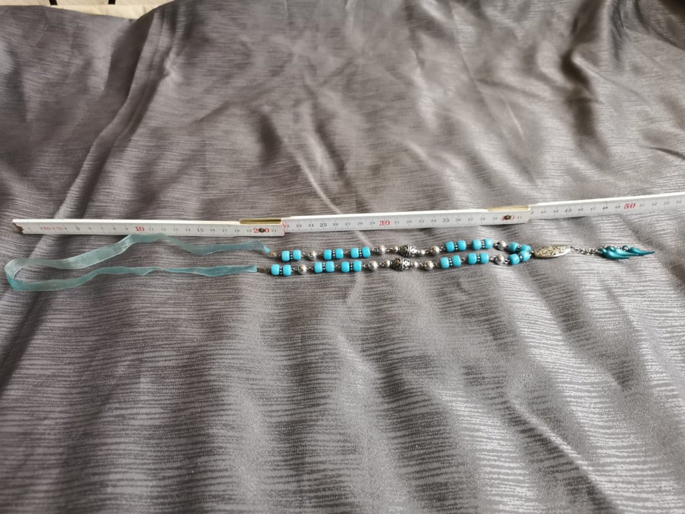 Halskette Türkis Silber lang