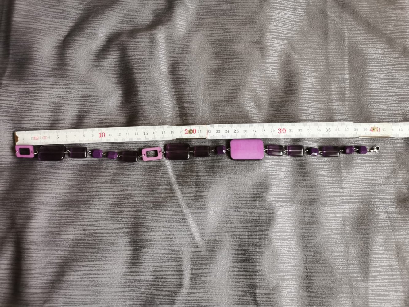 Halskette Lila Kette Modeschmuck