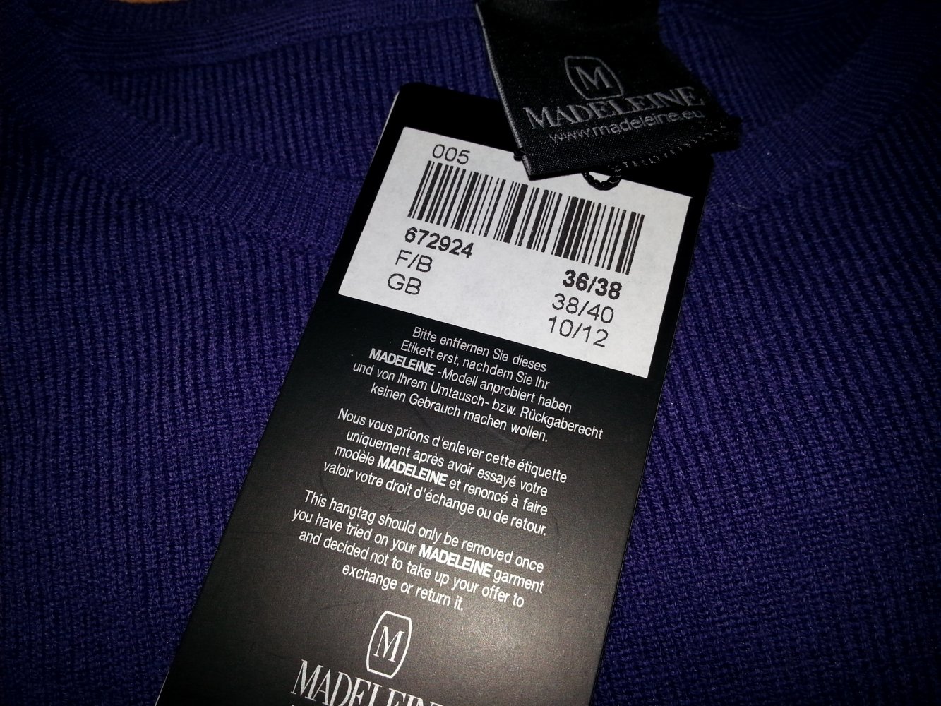 Langarm-Sweatshirt NEU